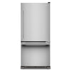 KitchenAid 30" 19.0 Cu. Ft. PrintShield Stainless Steel Freestanding Bottom Mount Refrigerator - KRBR130SPS