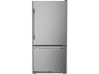 KitchenAid 33" 22 Cu. Ft. PrintShield Stainless Steel Bottom Mount Refrigerator - KRBR133SPS