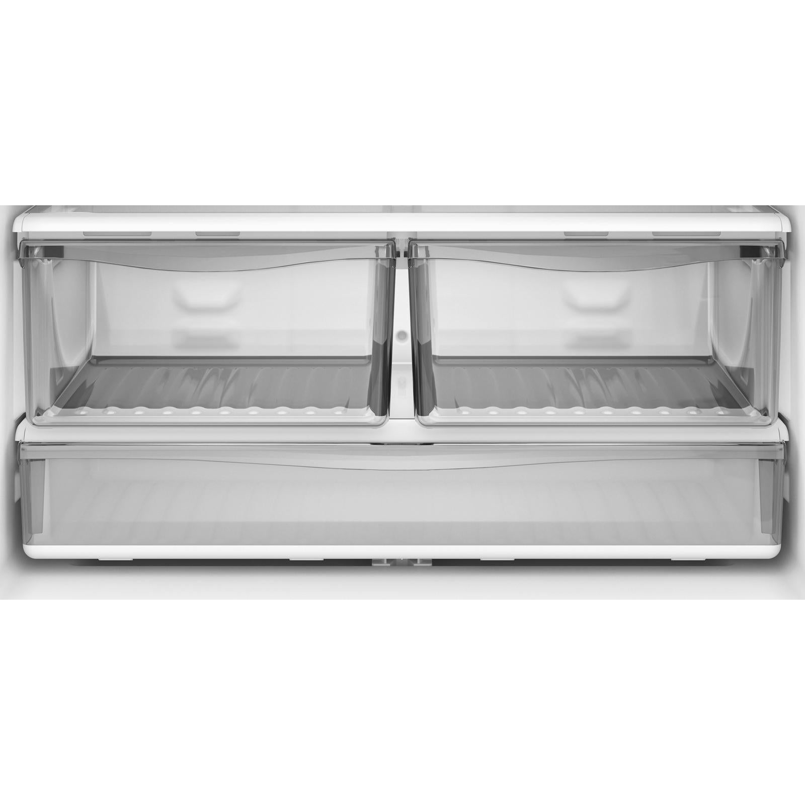 KitchenAid 33" 22 Cu. Ft. PrintShield Stainless Steel Bottom Mount Refrigerator - KRBR133SPS