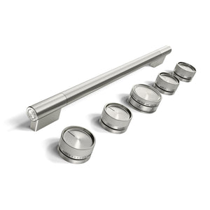 KitchenAid Stainless Steel Handle and Knob Hardware Accessory Kit for 30" Commercial-Style Gas Range - W11774749
