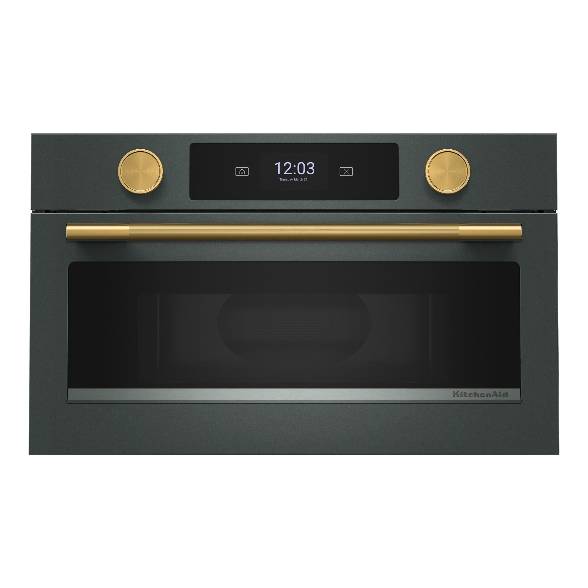 KitchenAid Brass Handle and Knob Hardware Accessory Kit for Single Wall Oven - W11774414