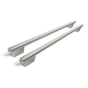 KitchenAid Stainless Steel Handle Hardware Accessory Kit for 20.8 Cu. Ft. Counter-Depth Side-by-Side Refrigerator - W11777161