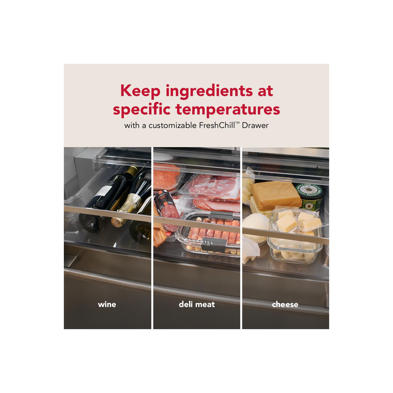 KitchenAid 36" 24.0 Cu. Ft. Black Ore Counter-Depth French Door Refrigerator - KRFC236SBE