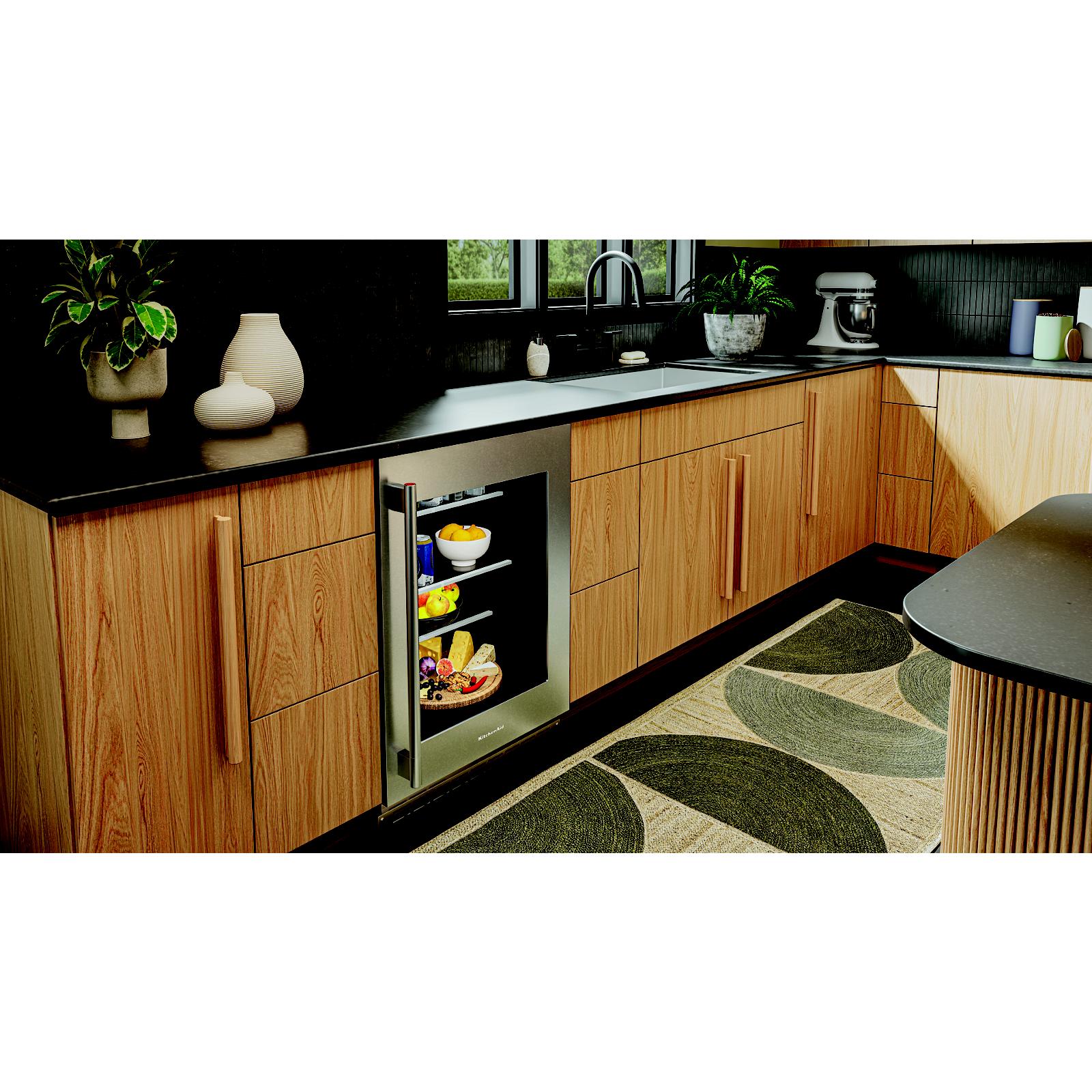 KitchenAid 24" 5.2 Cu. Ft. PrintShield Stainless Steel Undercounter Refrigerator - KURR524SPS