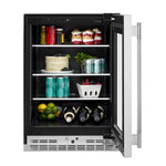KitchenAid 24" 5.2 Cu. Ft. PrintShield Stainless Steel Undercounter Refrigerator - KURR524SPS
