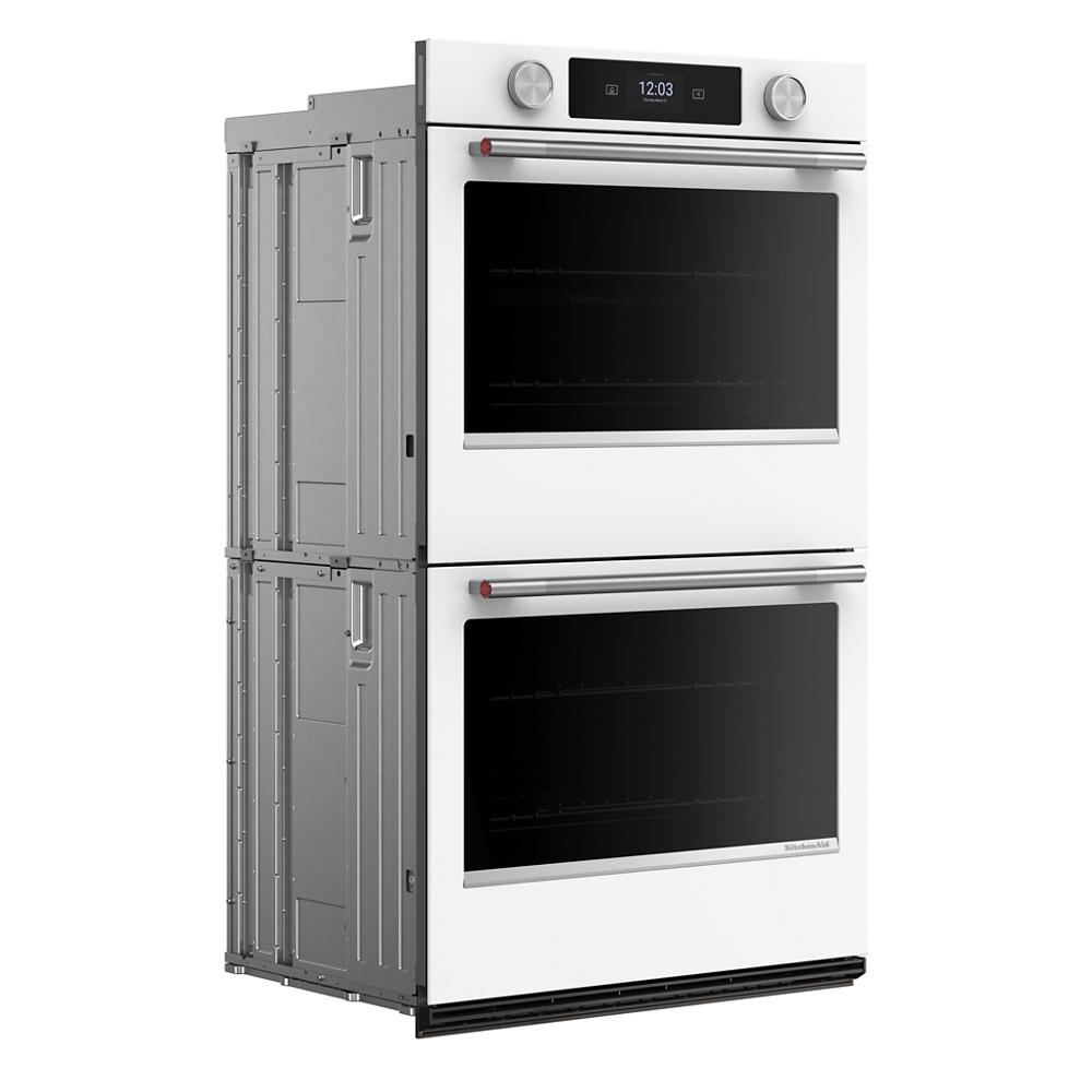 KitchenAid White 30" Double Wall Oven (10 cu ft) - KOED730SWH