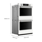 KitchenAid White 30" Double Wall Oven (10 cu ft) - KOED730SWH