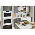 KitchenAid White 30" Double Wall Oven (10 cu ft) - KOED730SWH