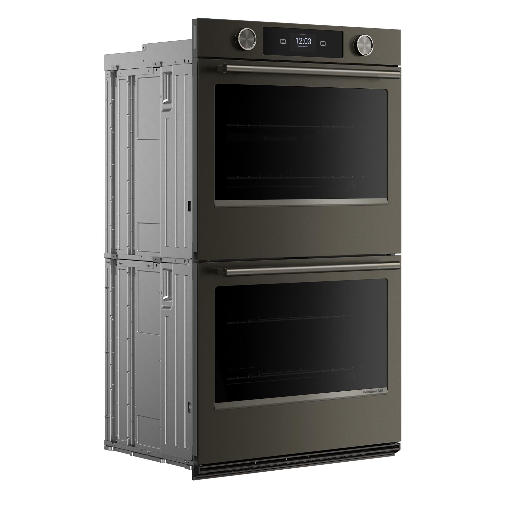 KitchenAid Black Ore 30" Double Wall Oven (10 Cu. Ft) - KOED730SBE
