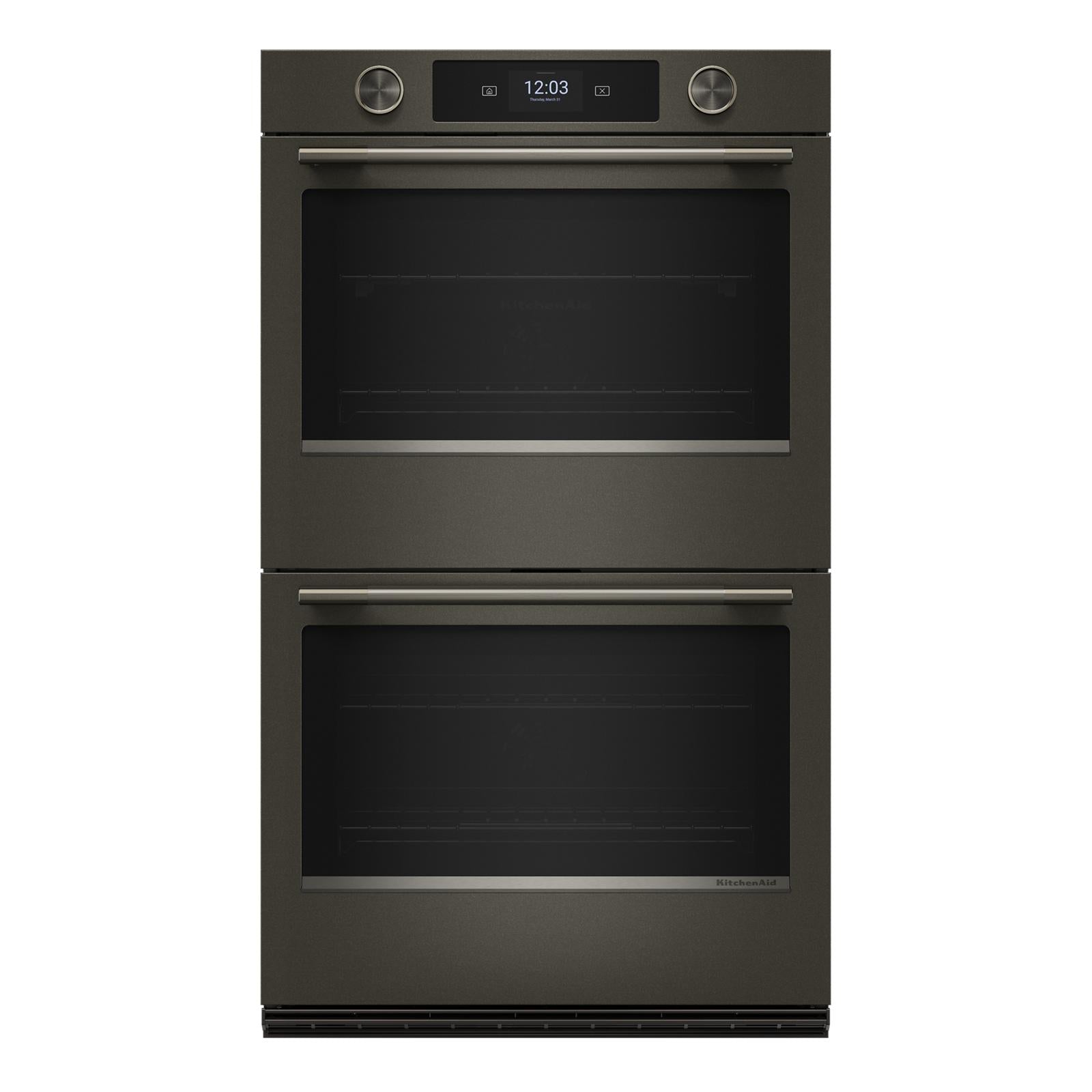 KitchenAid Black Ore 30" Double Wall Oven (10 Cu. Ft) - KOED730SBE
