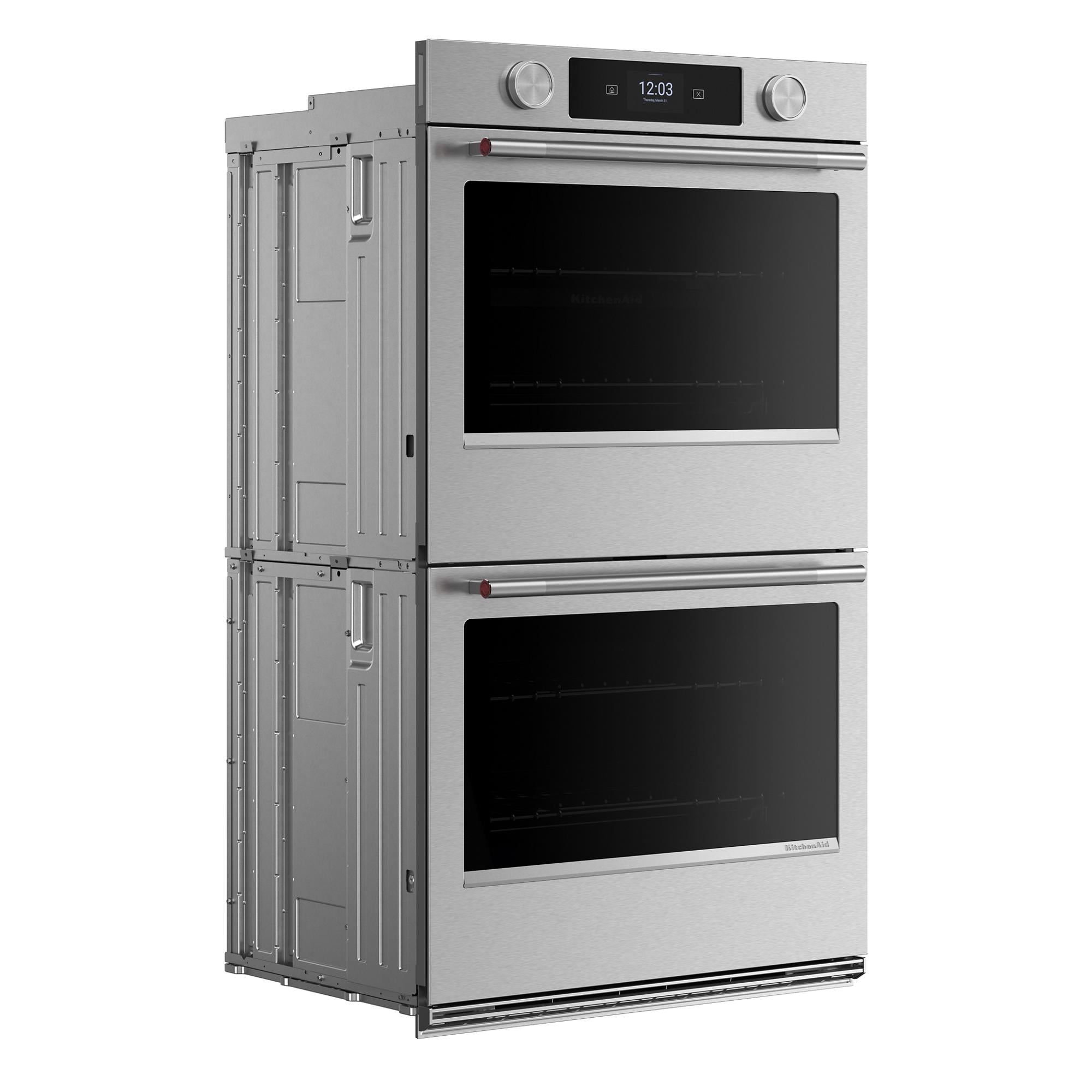 KitchenAid PrintShield Stainless 30" Double Wall Oven (10 cu ft) - KOED730SPS