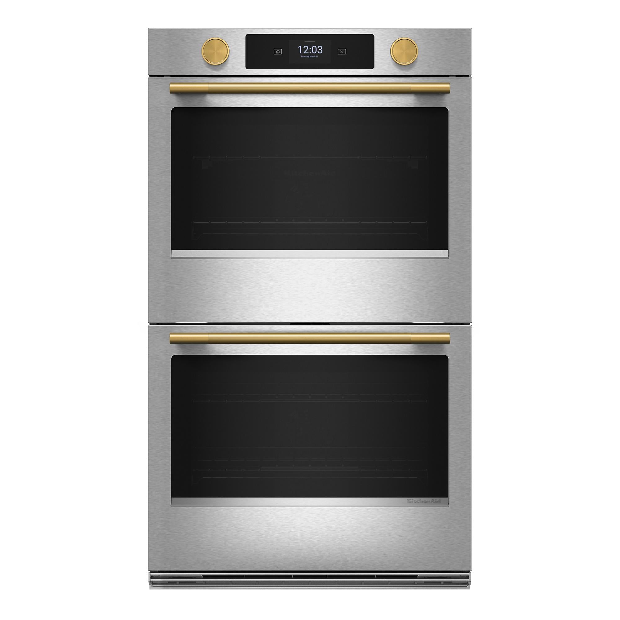 KitchenAid PrintShield Stainless 30" Double Wall Oven (10 cu ft) - KOED730SPS