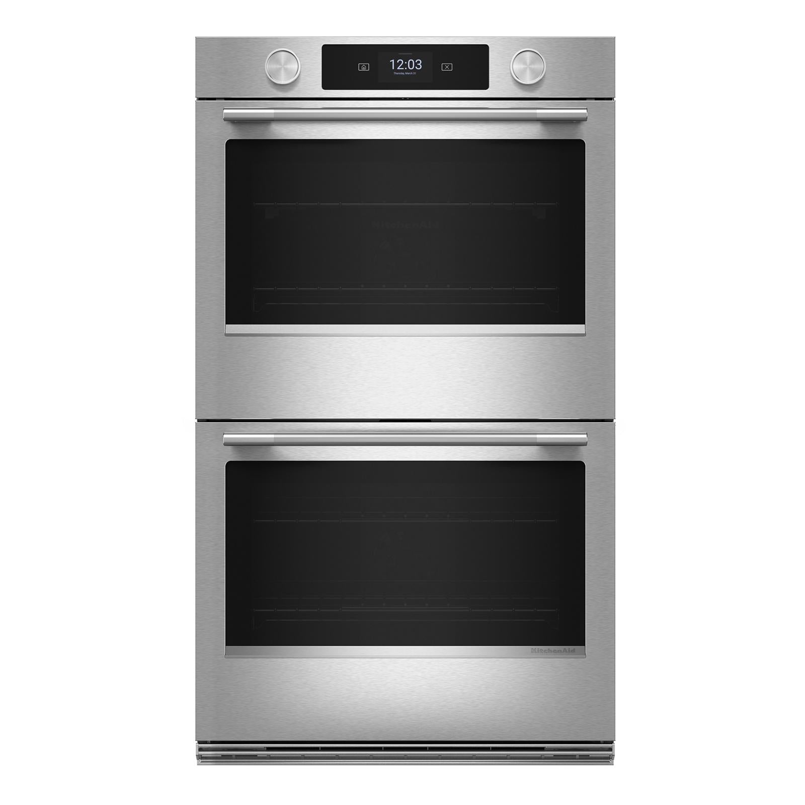 KitchenAid PrintShield Stainless 30" Double Wall Oven (10 cu ft) - KOED730SPS
