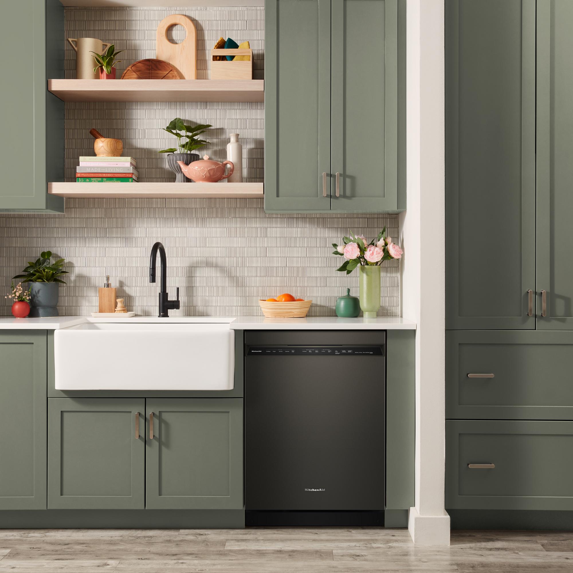 KitchenAid Black Ore Dishwasher (41 dBA) - KDFS324SBE