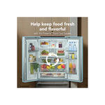 KitchenAid 30" 20.0 Cu. Ft. PrintShield Stainless Steel Standard Depth French Door Refrigerator - KRFF330SPS