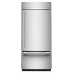 KitchenAid 36" 20.9 Cu. Ft. PrintShield Stainless Steel Built-In Bottom Mount Refrigerator - KBBR336SPS