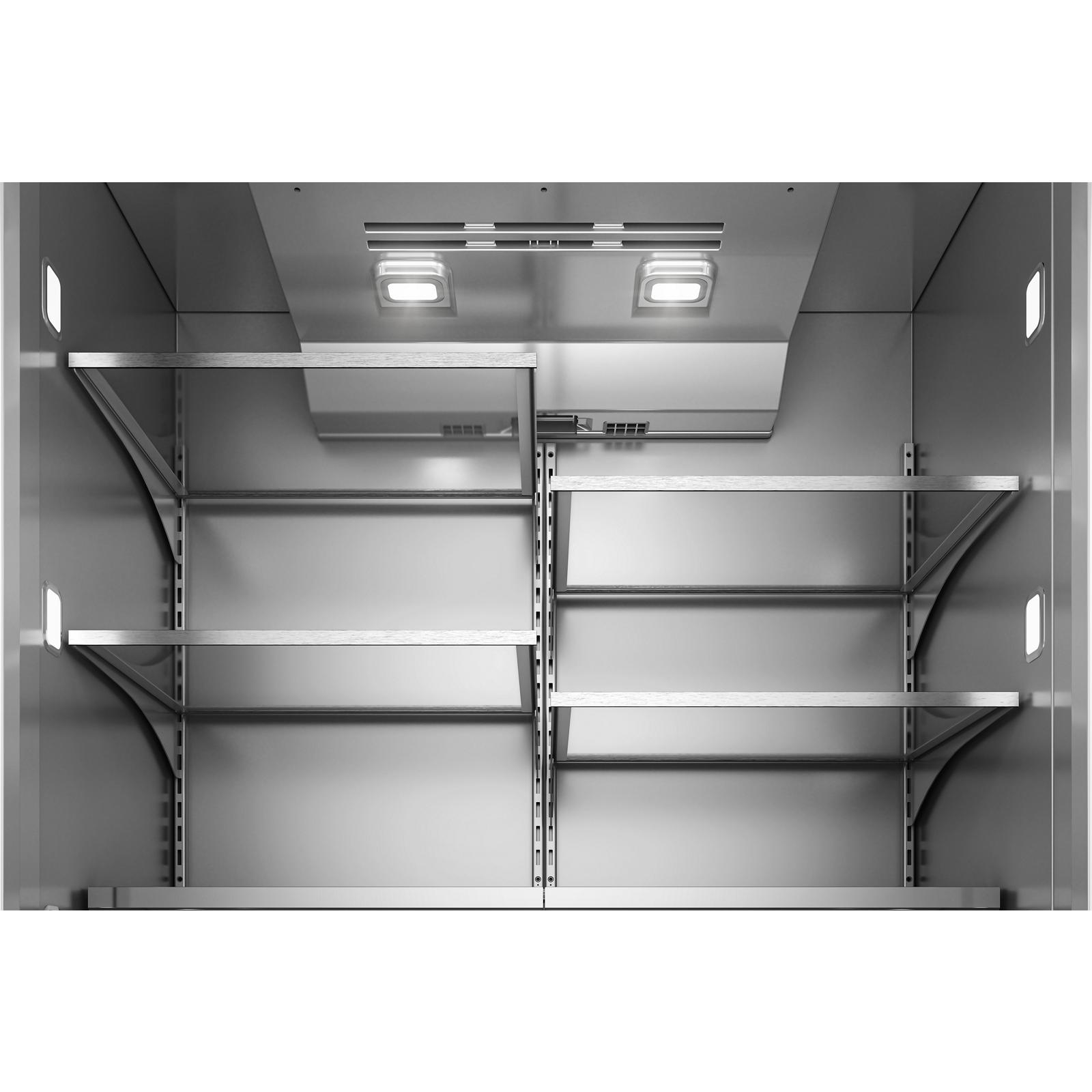 KitchenAid 36" 20.9 Cu. Ft. PrintShield Stainless Steel Built-In Bottom Mount Refrigerator - KBBR336SPS