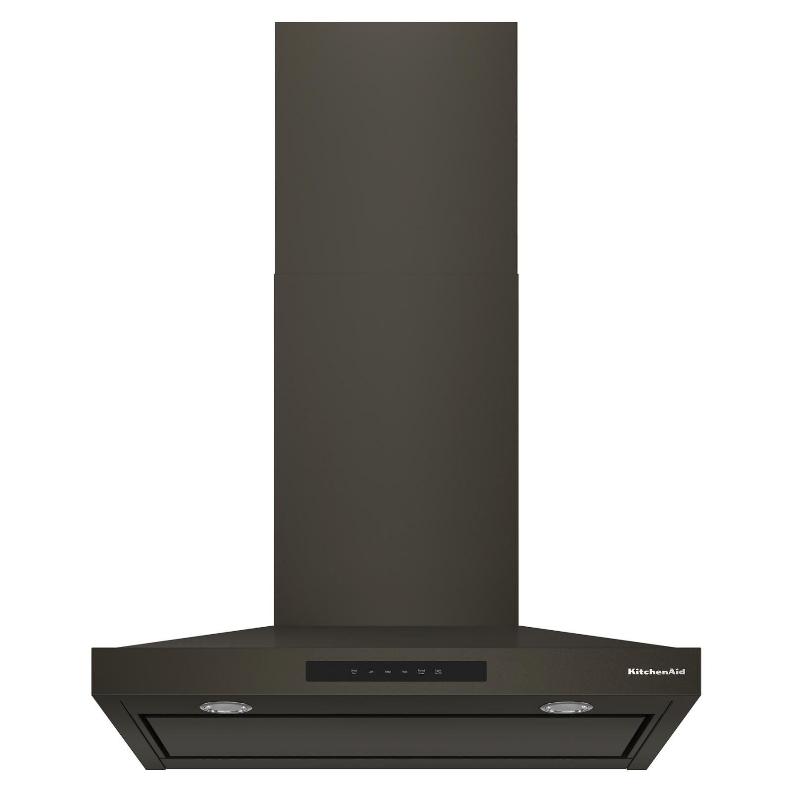 KitchenAid® Black Ore 30" 400 CFM Wall-Mount Canopy Hood - KVWC730SBE