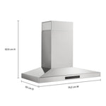 KitchenAid® Stainless Steel 30" 400 CFM Wall-Mount Canopy Hood - KVWC730SSS