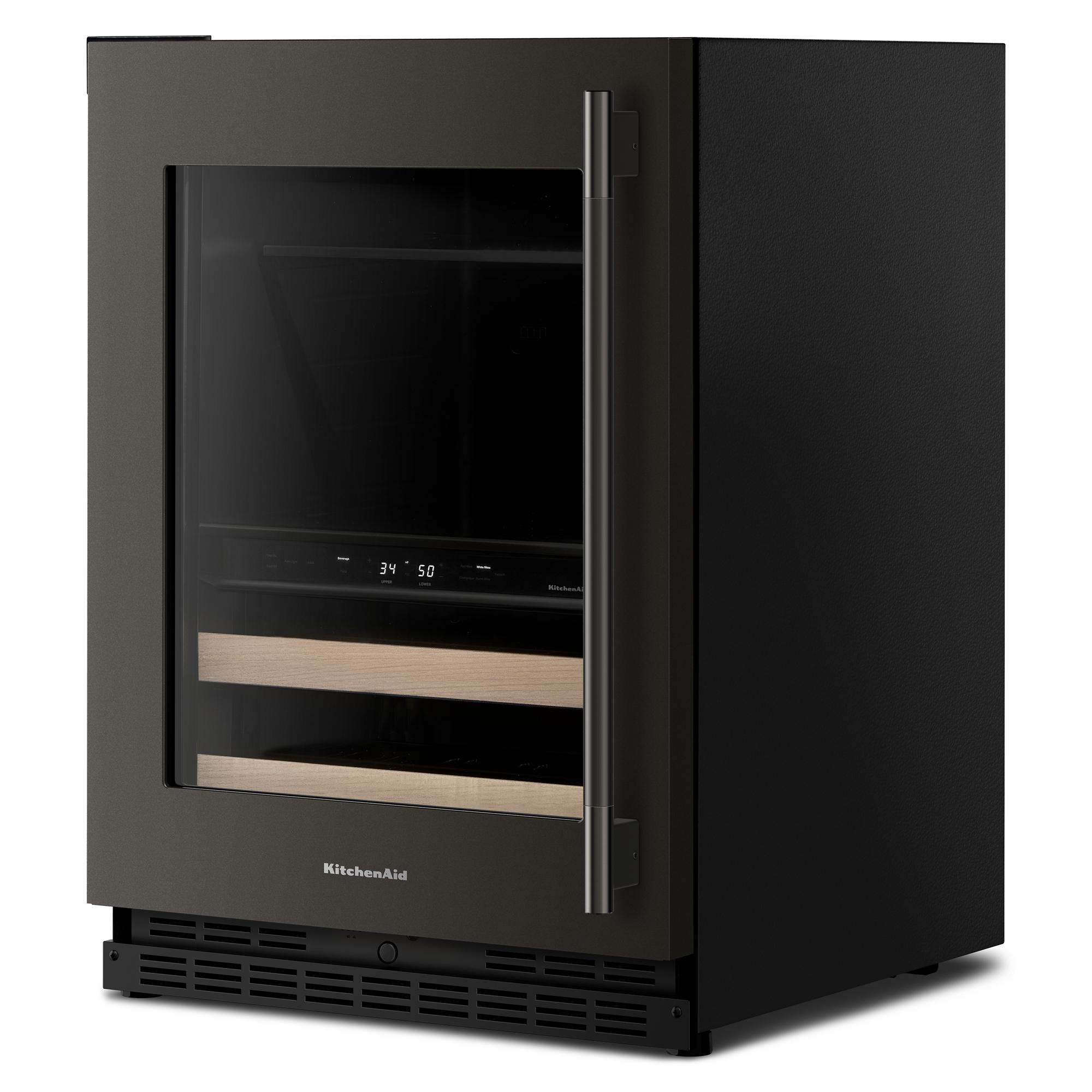 KitchenAid 24" 5.0 Cu. Ft. Black Ore Undercounter Refrigerator - KUBL524SBE