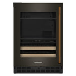 KitchenAid 24" 5.0 Cu. Ft. Black Ore Undercounter Refrigerator - KUBL524SBE