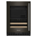 KitchenAid 24" 5.0 Cu. Ft. Black Ore Undercounter Refrigerator - KUBL524SBE