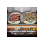 KitchenAid 36" 30 Cu. Ft. Black Ore French Door Refrigerator - KRFF436SBE--