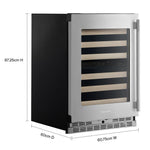 KitchenAid 24" 5.0 Cu. Ft. PrintShield Stainless Steel Undercounter Refrigerator - KUWL524SPS