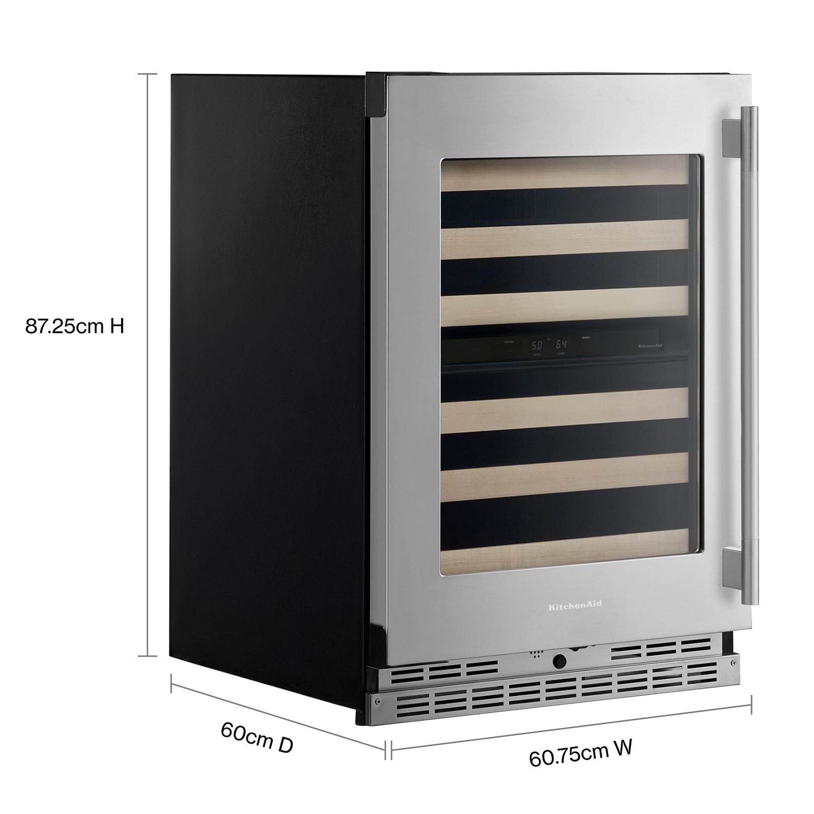 KitchenAid 24" 5.0 Cu. Ft. PrintShield Stainless Steel Undercounter Refrigerator - KUWL524SPS