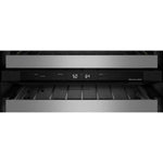 KitchenAid 24" 5.0 Cu. Ft. Black Cabinet with Stainless Steel Doors Undercounter Refrigerator - KUWL324SSB