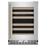 KitchenAid 24" 5.0 Cu. Ft. PrintShield Stainless Steel Undercounter Refrigerator - KUWR524SPS