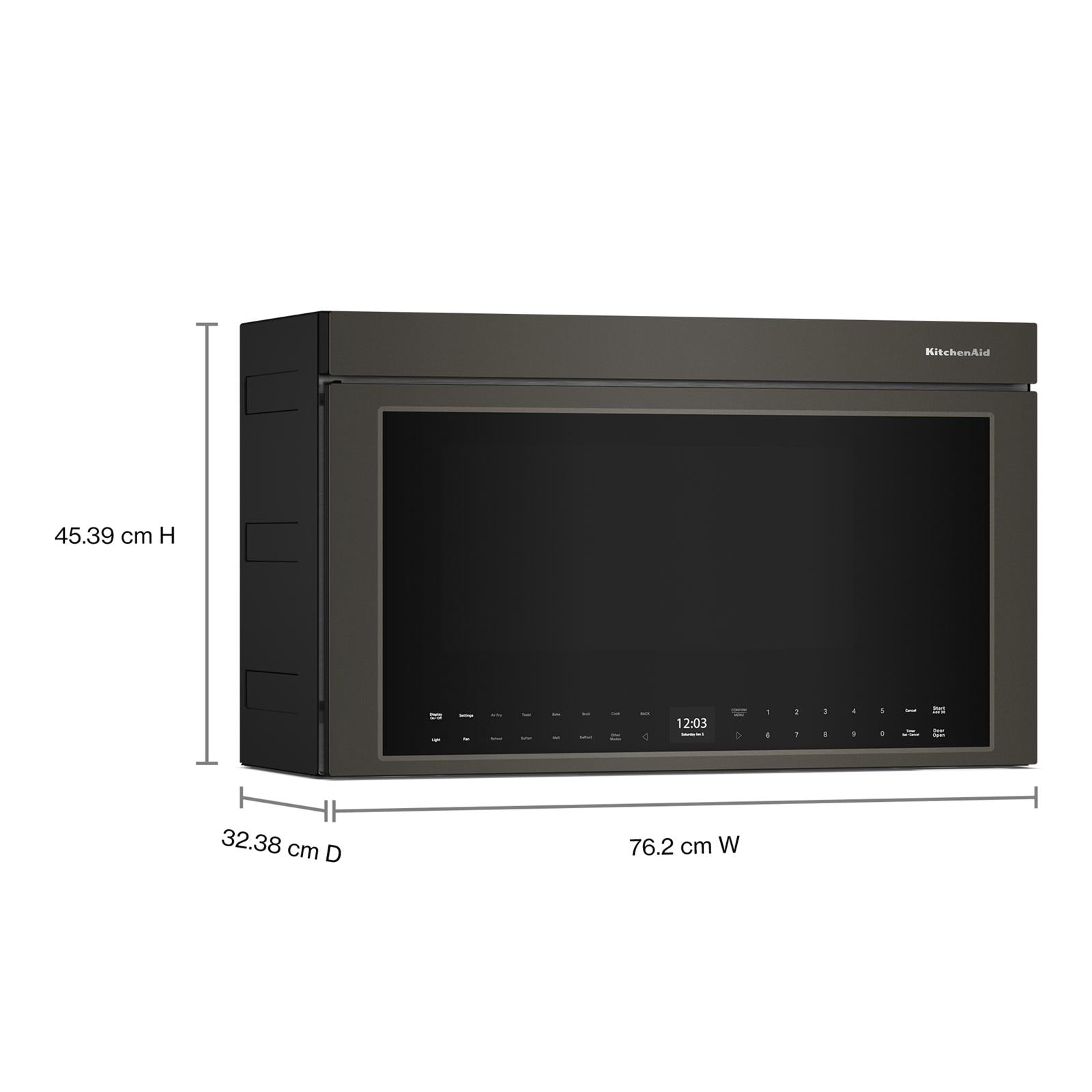 KitchenAid Black Ore Built-in Convection Microwave (1.1 Cu. Ft.) - YKMMF530PBE