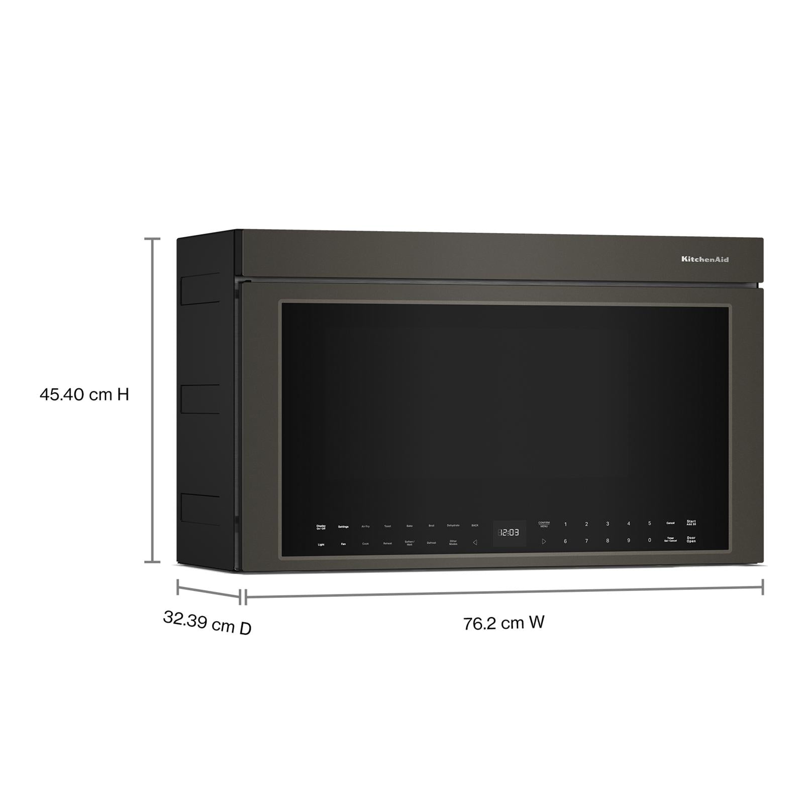 KitchenAid Black Ore Built-in Convection Microwave (1.1 Cu. Ft.) - YKMMF730PBE