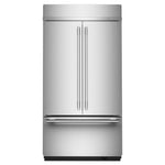 KitchenAid 42" 24.2 Cu. Ft. PrintShield Stainless Steel Built-In French Door Refrigerator - KBFN542SPS