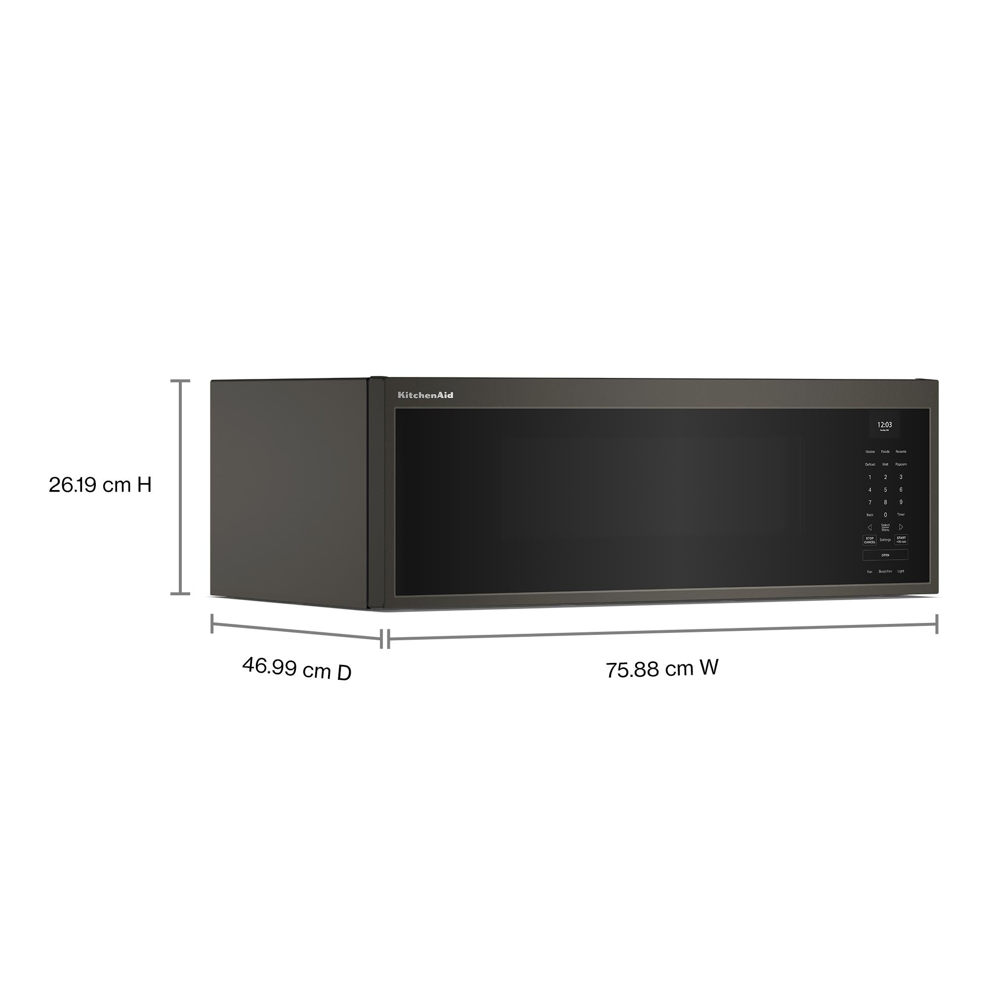 KitchenAid Black Ore Built-in Microwave (1.1 Cu. Ft.) - YKMML550RBE