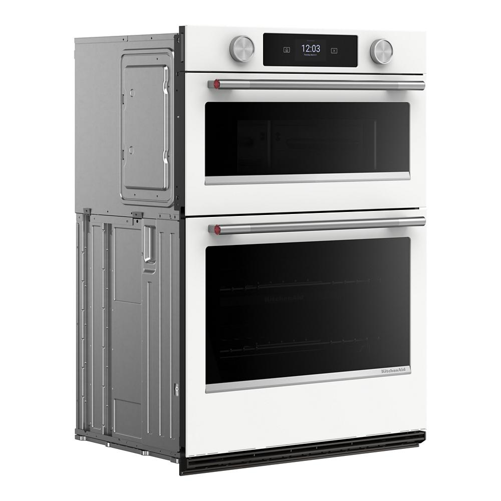 KitchenAid White 30" Wall Oven with Microwave (6.4 cu ft) - KOEC730SWH