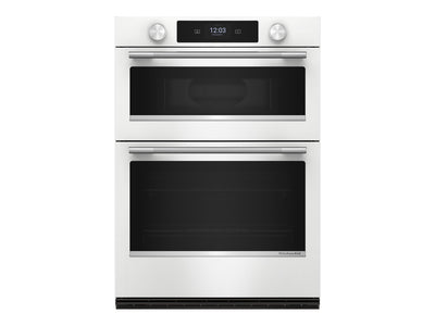 KitchenAid White 30" Wall Oven with Microwave (6.4 cu ft) - KOEC730SWH