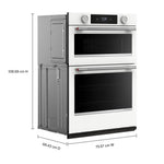 KitchenAid White 30" Wall Oven with Microwave (6.4 cu ft) - KOEC730SWH