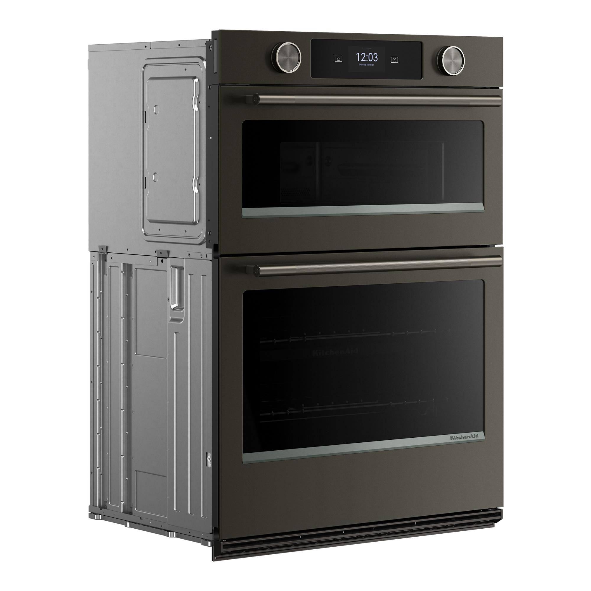 KitchenAid Black Ore 30" Wall Oven with Microwave (6.4 cu ft) - KOEC730SBE