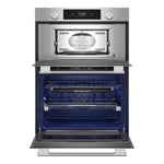 KitchenAid PrintShield Stainless 30" Wall Oven with Microwave (6.4 cu ft) - KOEC730SPS