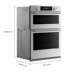 KitchenAid PrintShield Stainless 30" Wall Oven with Microwave (6.4 cu ft) - KOEC730SPS