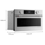 KitchenAid PrintShield Stainless 27 in. Built-In Convection Microwave (1.4 Cu. Ft.) - KMBS727SPS