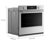 KitchenAid PrintShield Stainless 27" Wall Oven (4.3 cu ft) - KOES727SPS