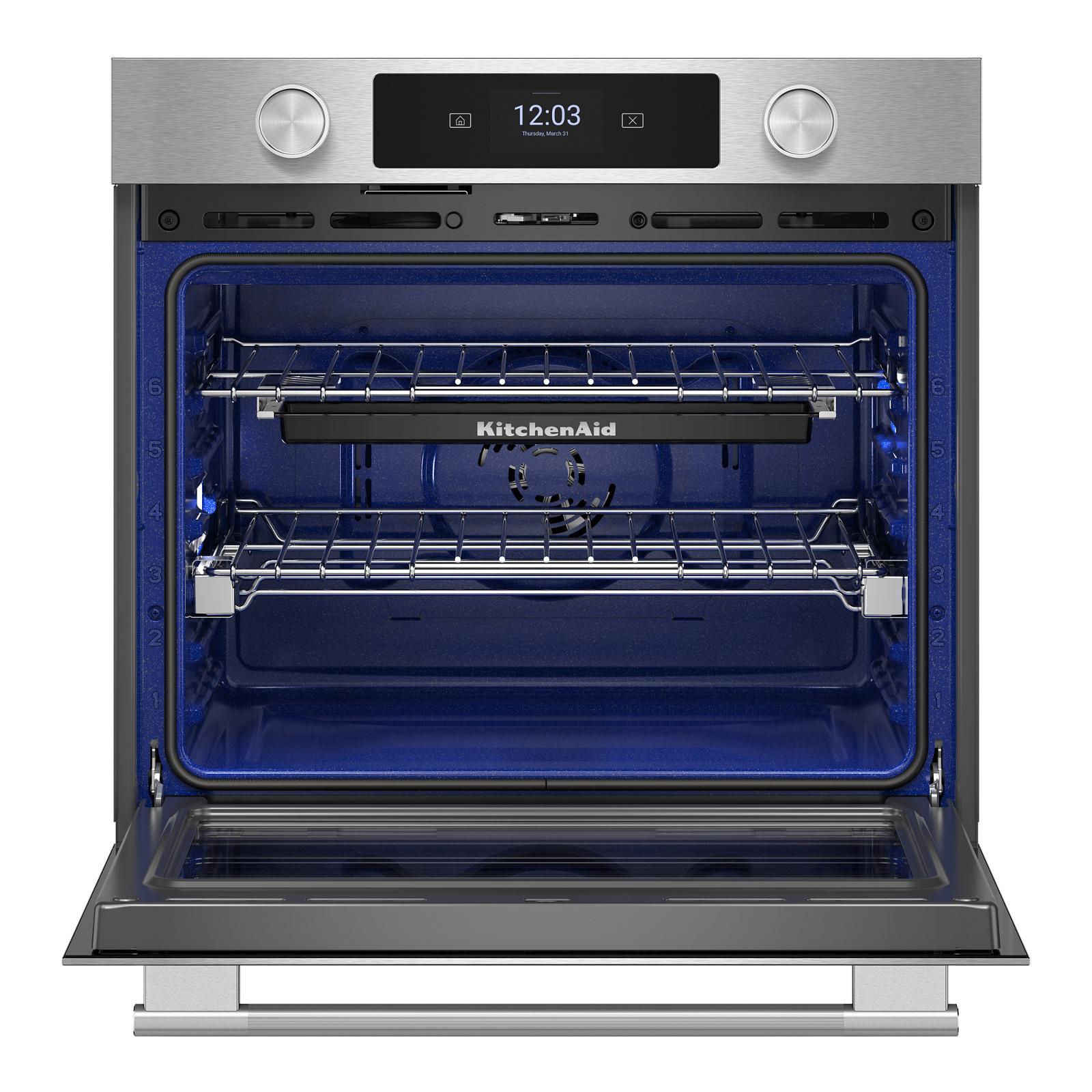 KitchenAid PrintShield Stainless 30" Wall Oven (5.0 cu ft) - KOES730SPS