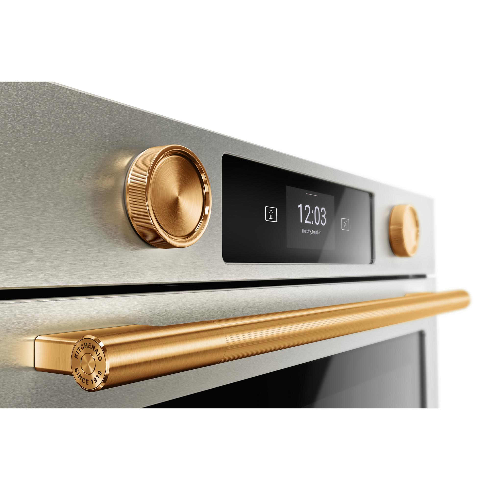 KitchenAid PrintShield Stainless 30" Wall Oven (5.0 cu ft) - KOES730SPS