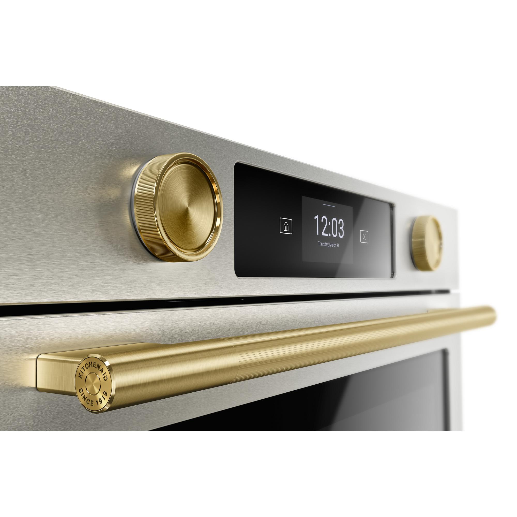 KitchenAid PrintShield Stainless 30" Wall Oven (5.0 cu ft) - KOES730SPS