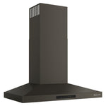 KitchenAid® Black Ore 36" 400 CFM Wall-Mount Canopy Hood - KVWC736SBE
