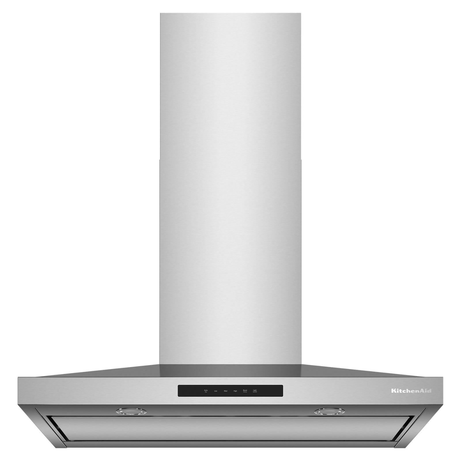 KitchenAid® Stainless Steel 36" 400 CFM Wall-Mount Canopy Hood - KVWC736SSS