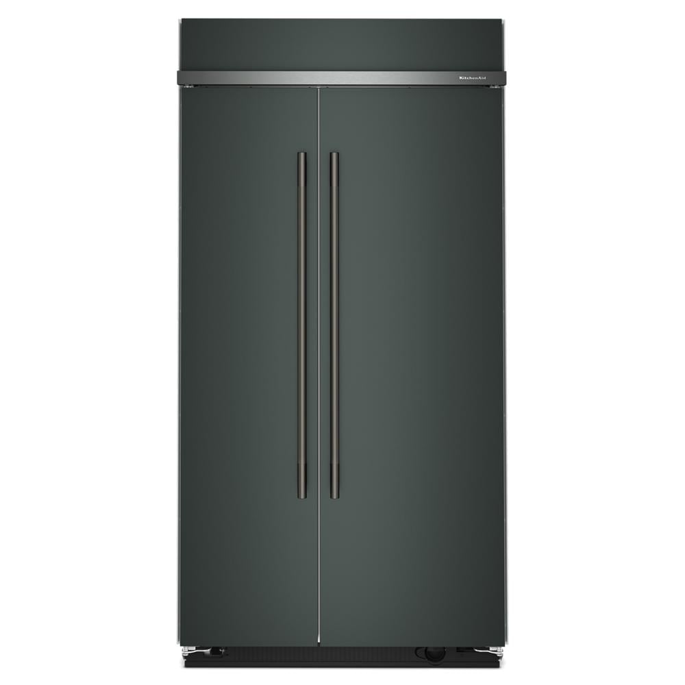 KitchenAid 42" 26.0 Cu. Ft. Juniper Built-In Side-by-Side Refrigerator - KBSN742SJP