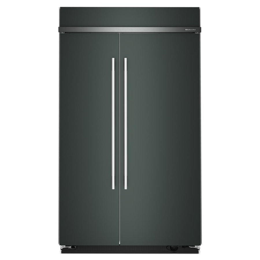 KitchenAid 48" 30.0 Cu. Ft. Juniper Built-In Side-by-Side Refrigerator - KBSN748SJP
